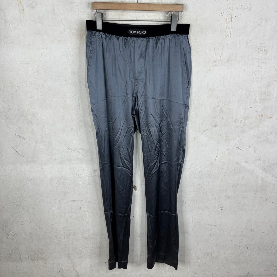 Tom Ford Grey Silk Lounge Pants