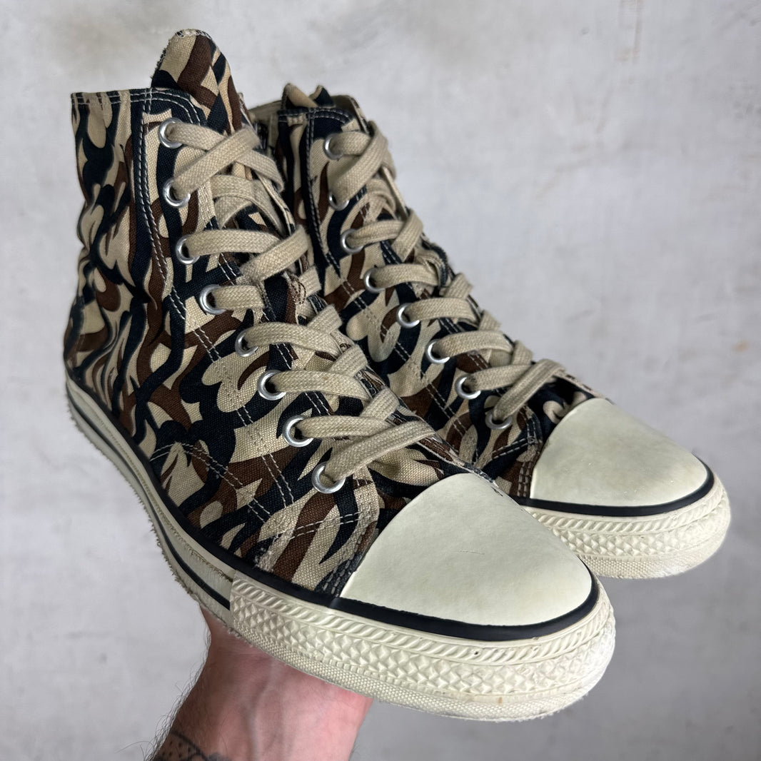 Number Nine Tribal Heart Lace Up Sneakers