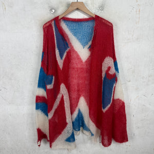 Chrome Hearts Star Patch Split Mohair Sweater