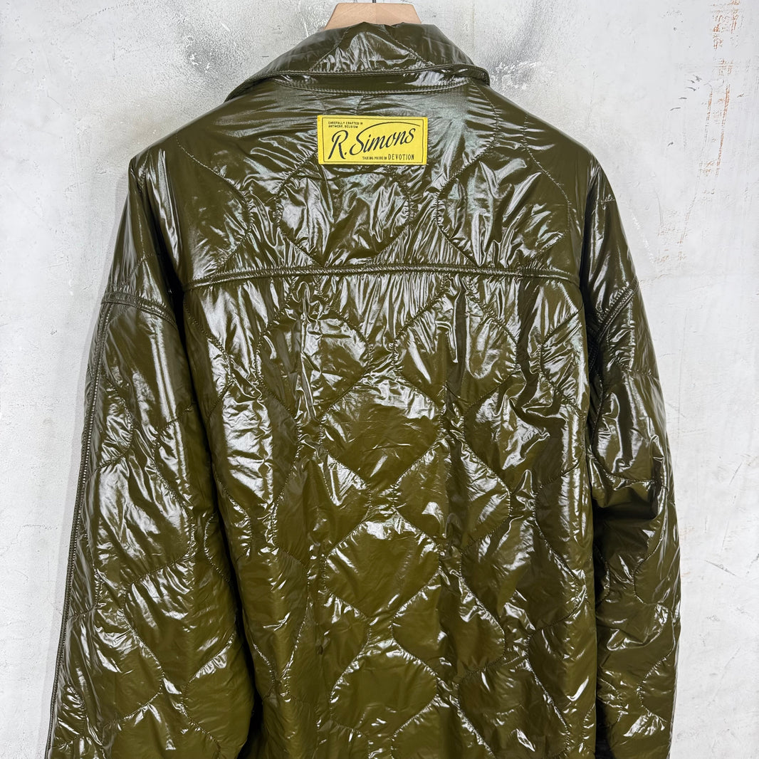 Raf Simons Quilted PVC Oversized Overshirt