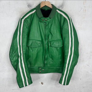 Vintage Polizei German Police Leather Jacket
