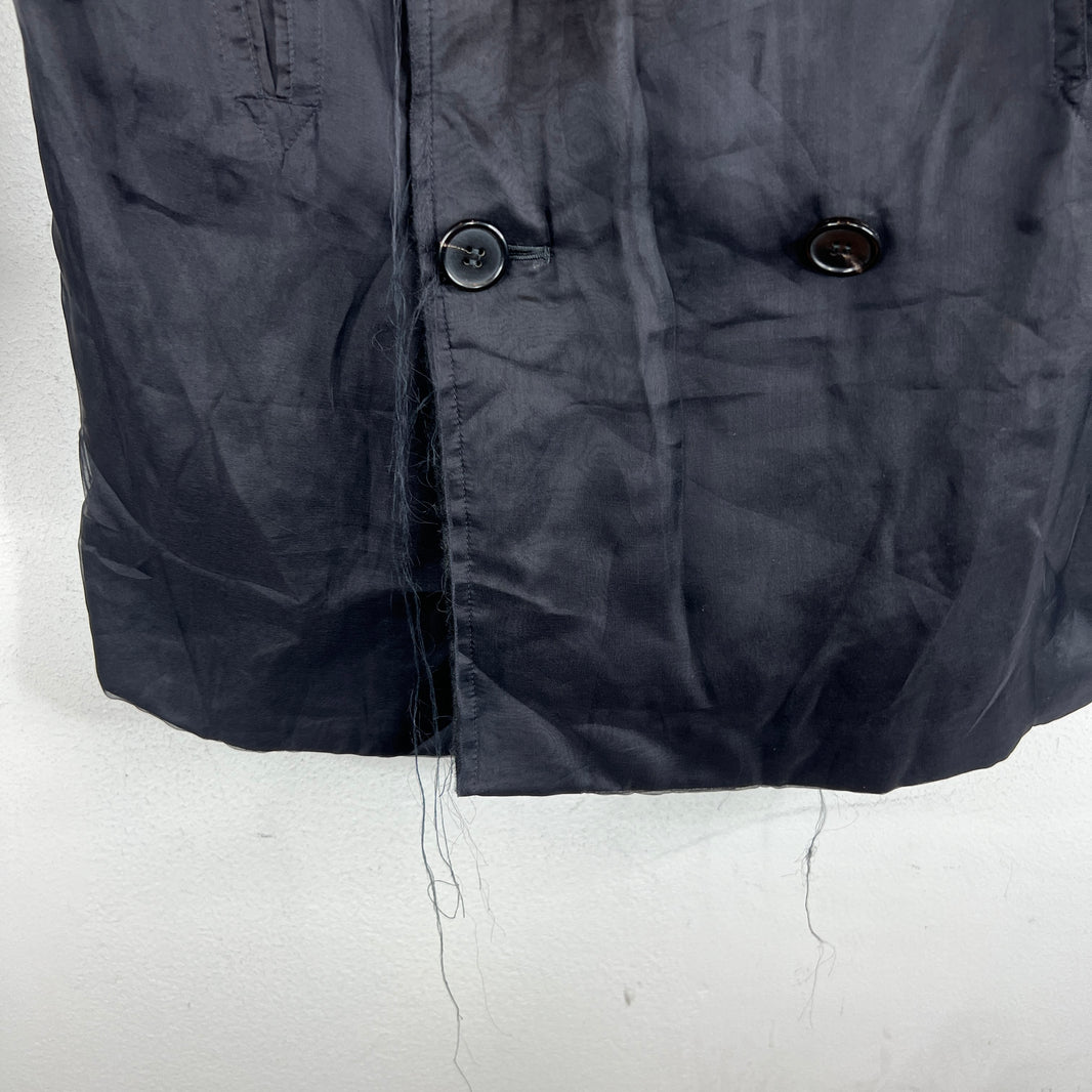 Margiela Sheer Double Breasted Coat