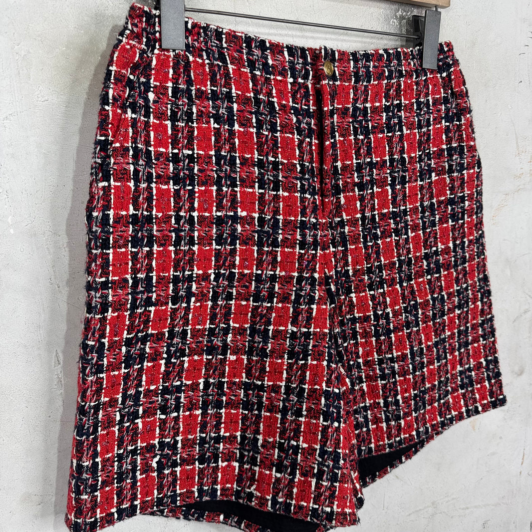Gucci Tweed Plaid Shorts