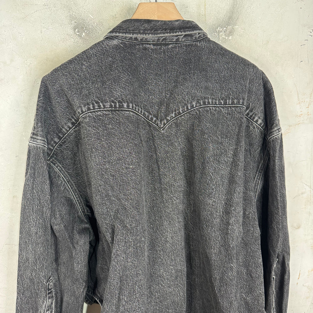 Vetements x Levis Western Snap Denim Overshirt
