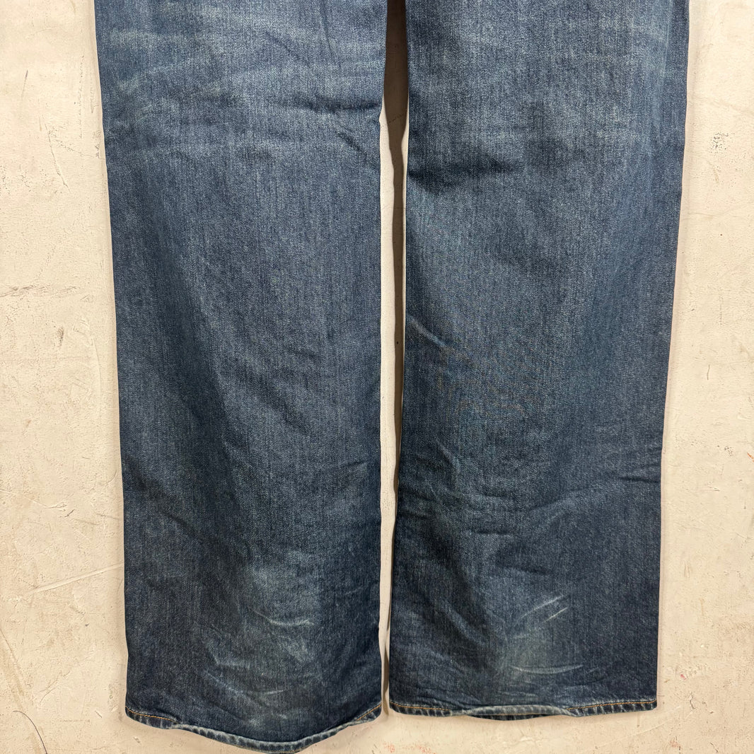 Gucci Washed Blue Horsebit Jeans