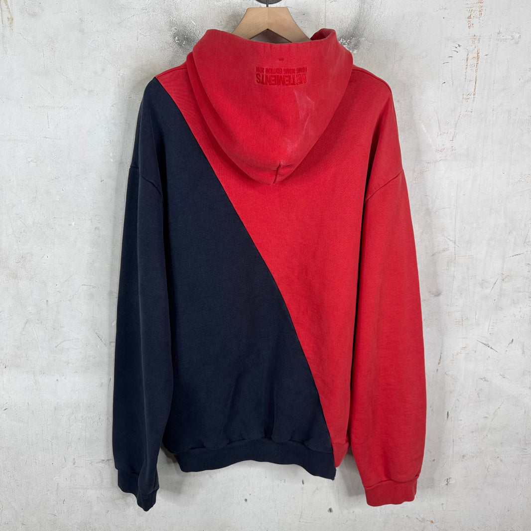 Vetements x Tommy Hilfiger Split Hoodie