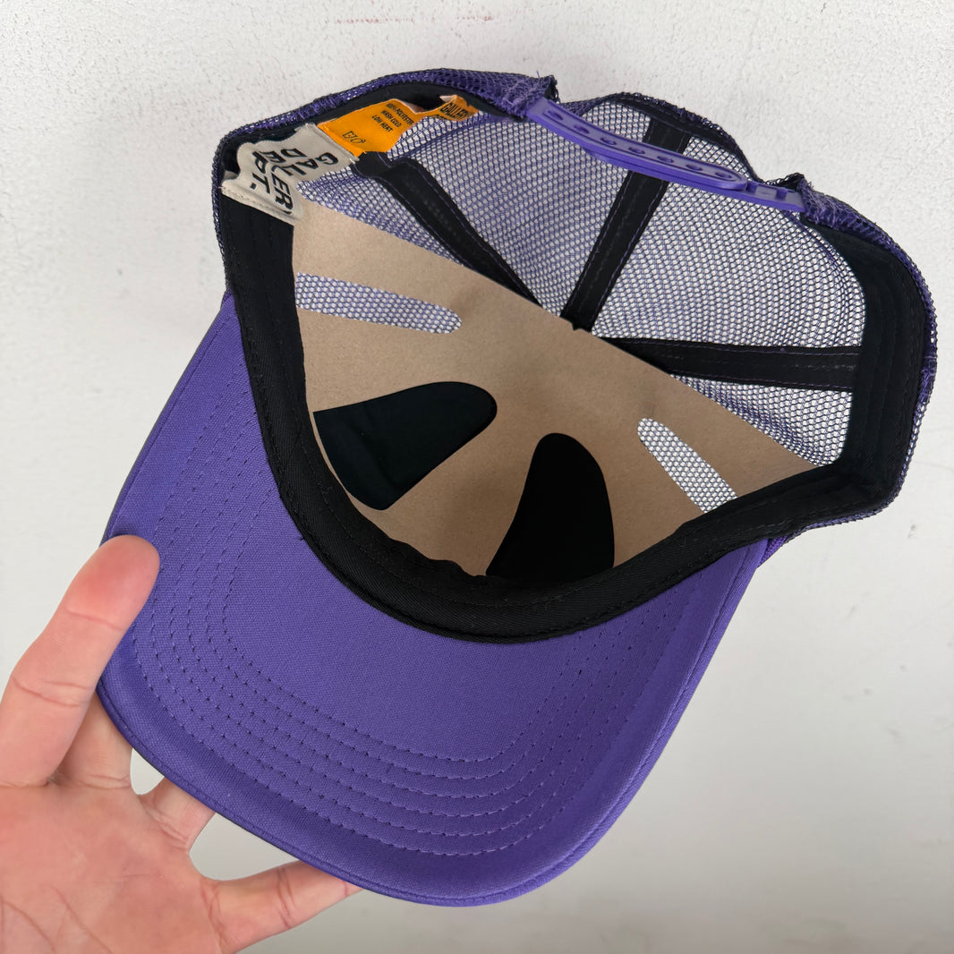 Gallery Dept Purple French Logo Trucker Hat