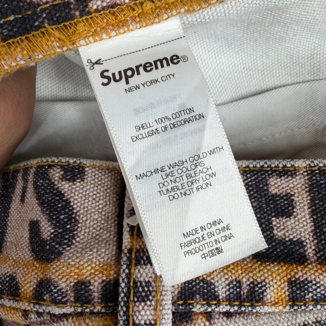 Supreme Dash Snow Newspaper Double Knee Pants