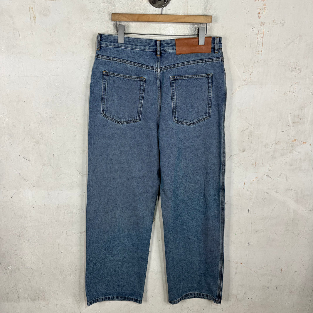 Loewe Lightwash Baggy Anagram Jeans