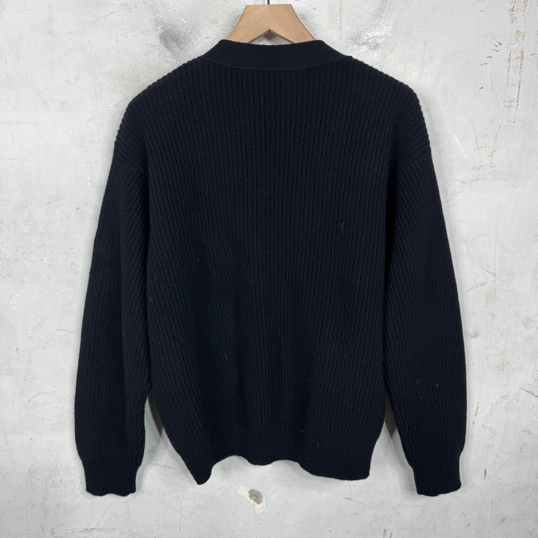 Balenciaga Black Knitted Cardigan