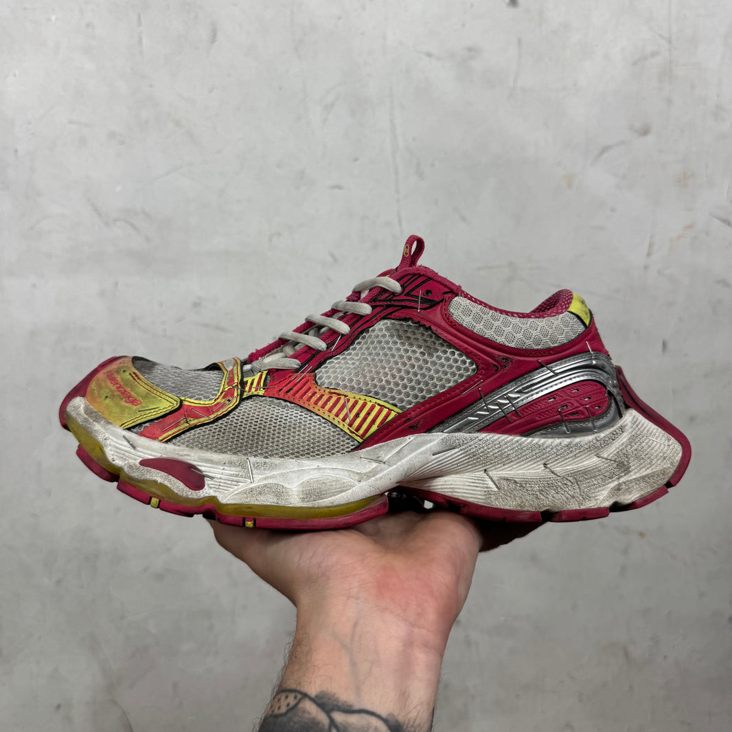 Balenciaga Magenta Stapler Sneakers