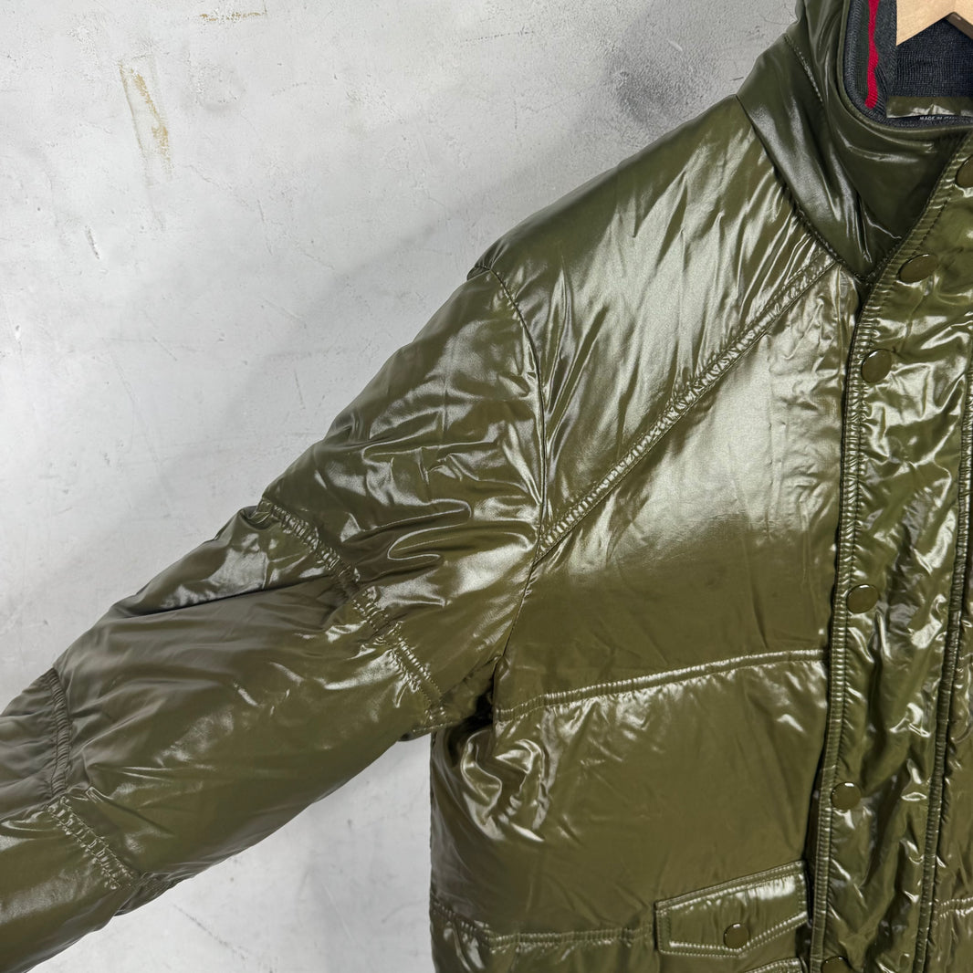 Gucci Army Green Puffer Jacket