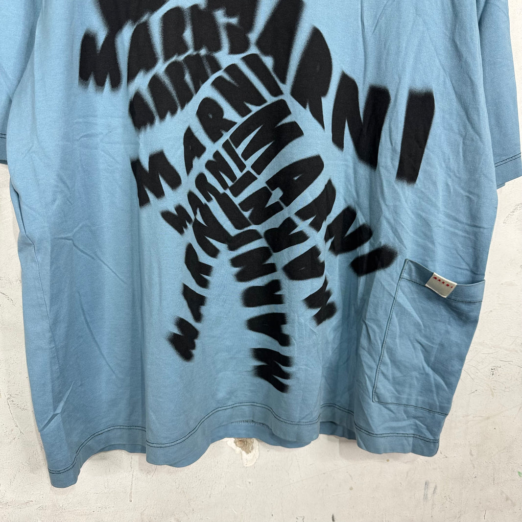 Marni Spiral Logo Pocket T-Shirt
