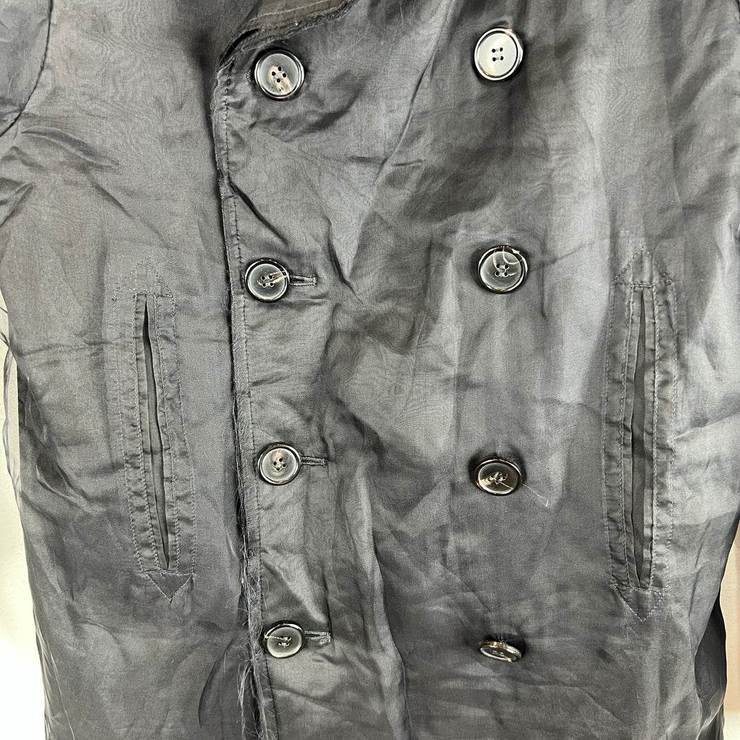 Margiela Sheer Double Breasted Coat