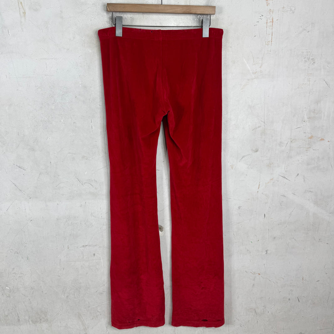 Balenciaga Velvet Distressed Sweatpants