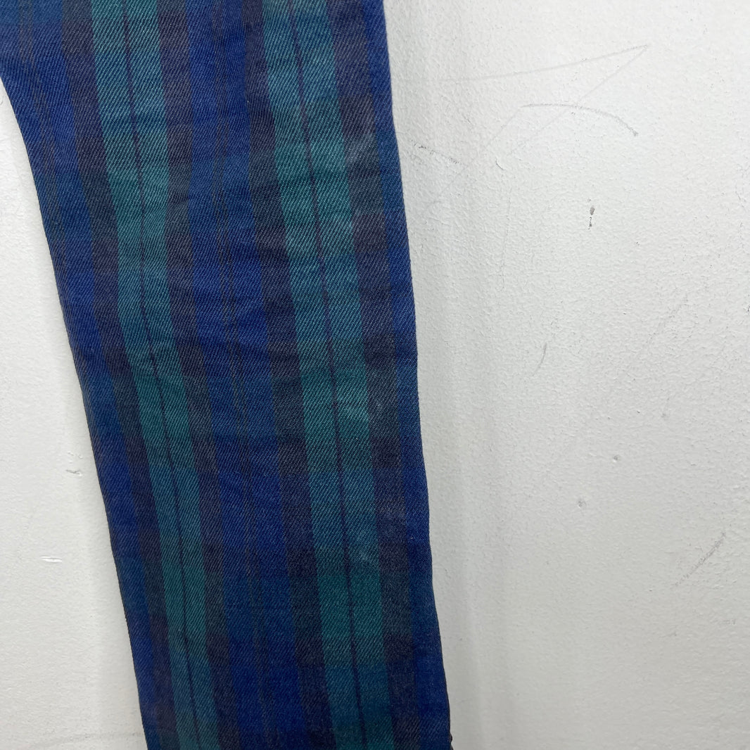 Kapital Green Plaid Cisco Jeans
