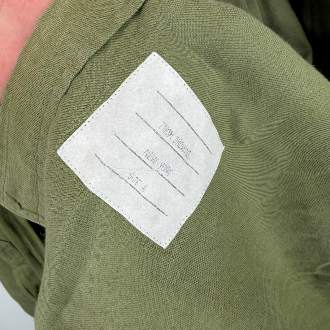 Thom Browne Green Button Up Shirt