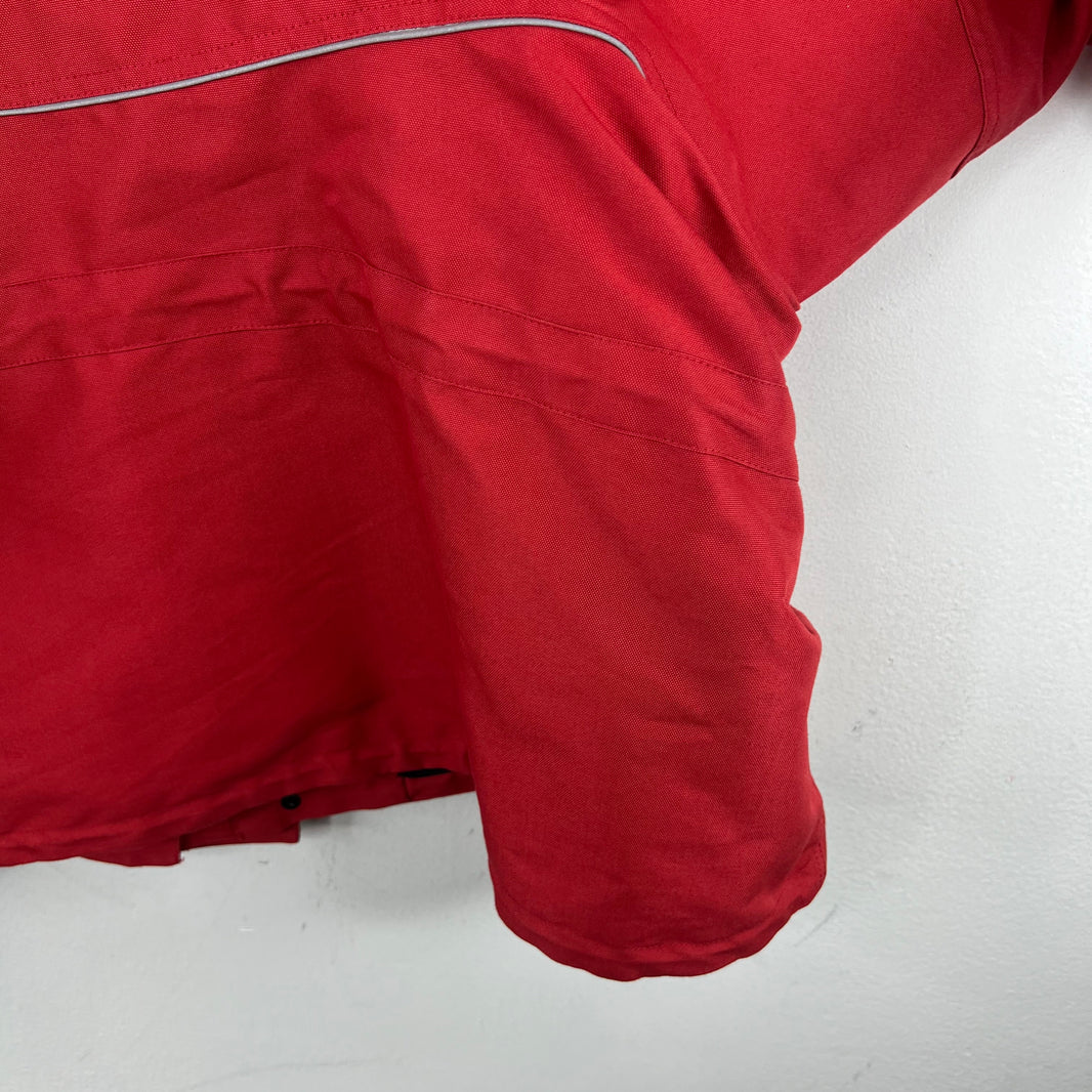 Balenciaga Red Swing Parka Jacket