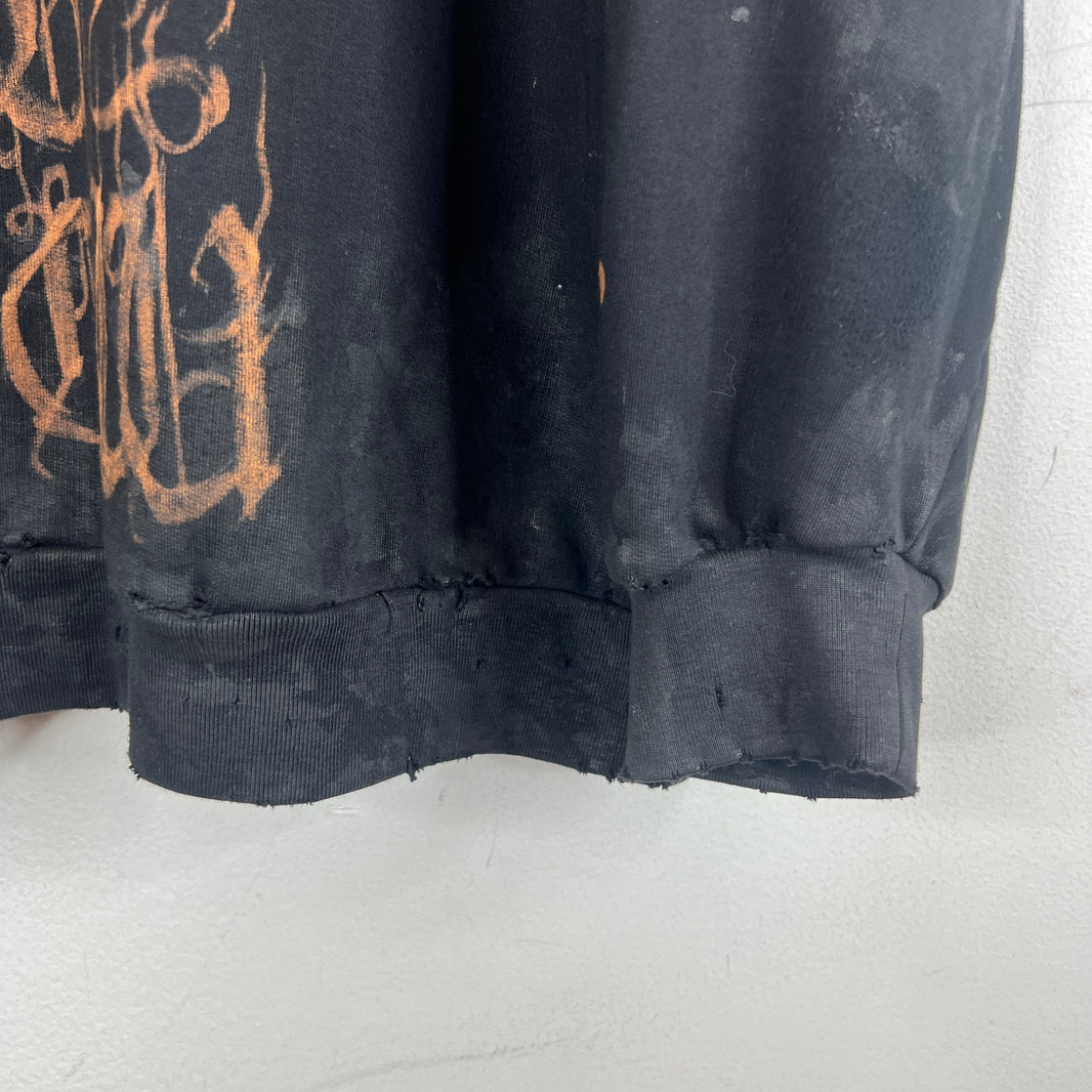Balenciaga 3B Heavy Metal Logo Zip Hoodie