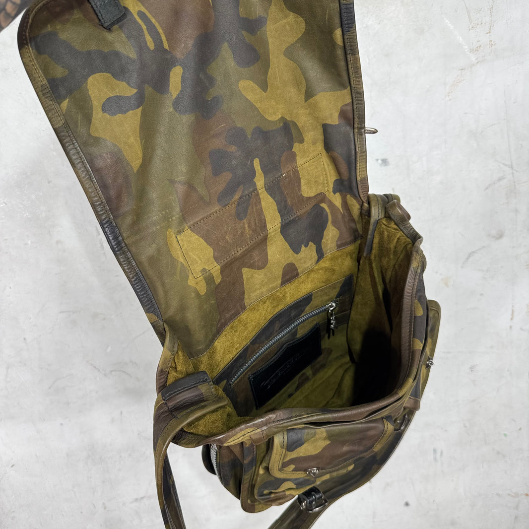 Chrome Hearts Camouflage Leather Gunslinger Messenger