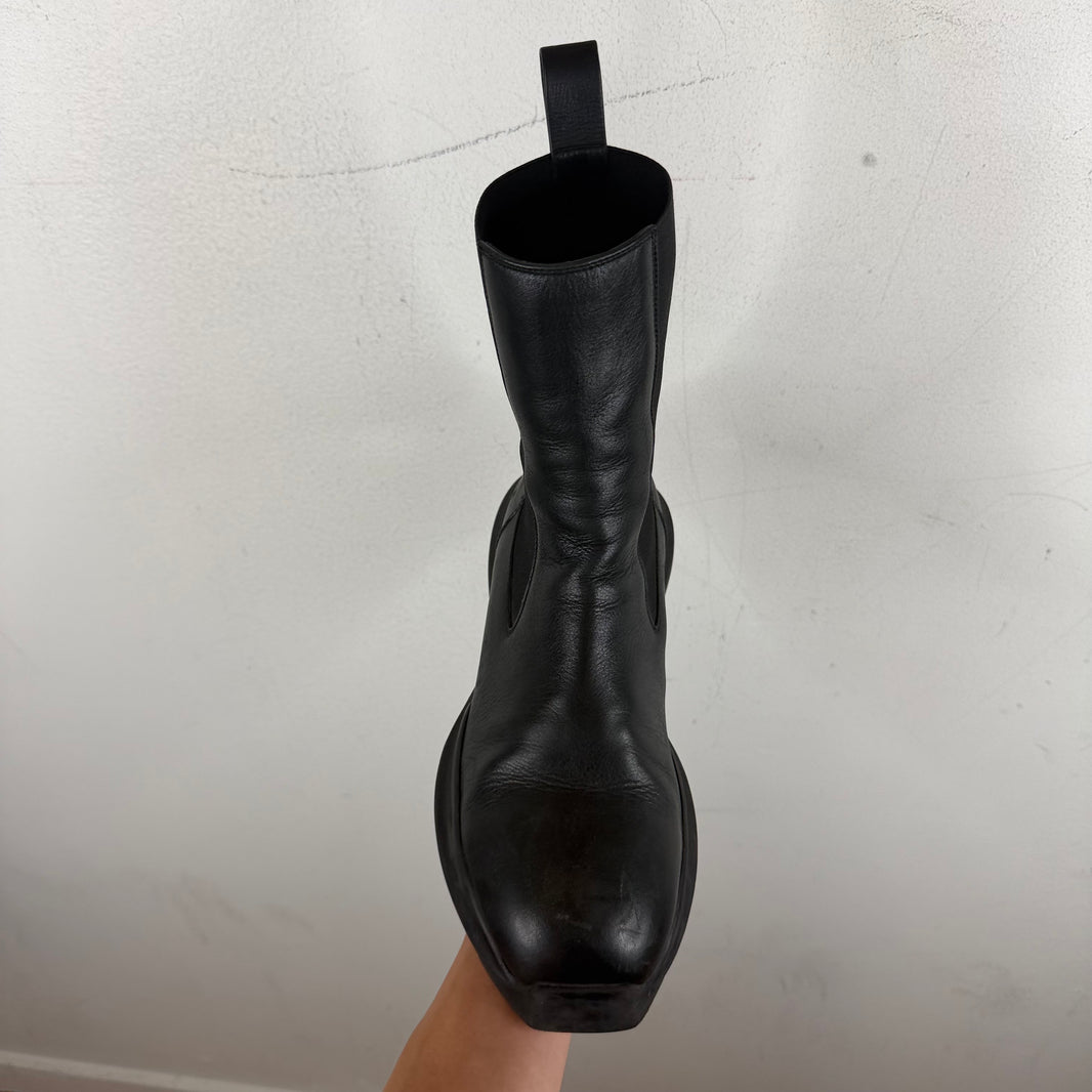 Rick Owens Chelsea Abstract Boots