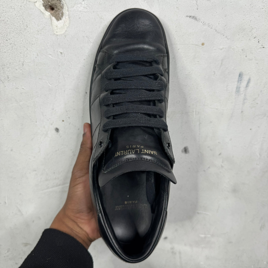 Saint Laurent Black Leather SL01 Sneakers
