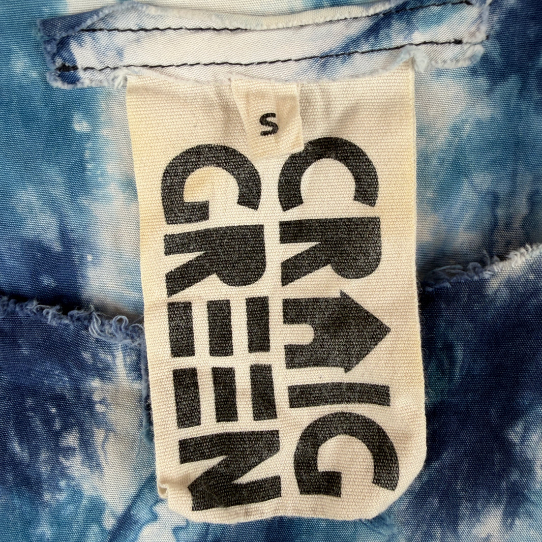 Craig Green Collarless Tie Dye Shirt