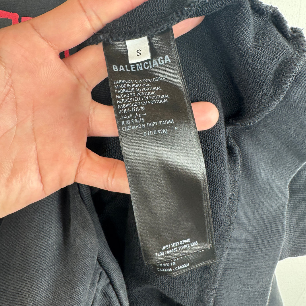 Balenciaga Drawn Crest Hoodie