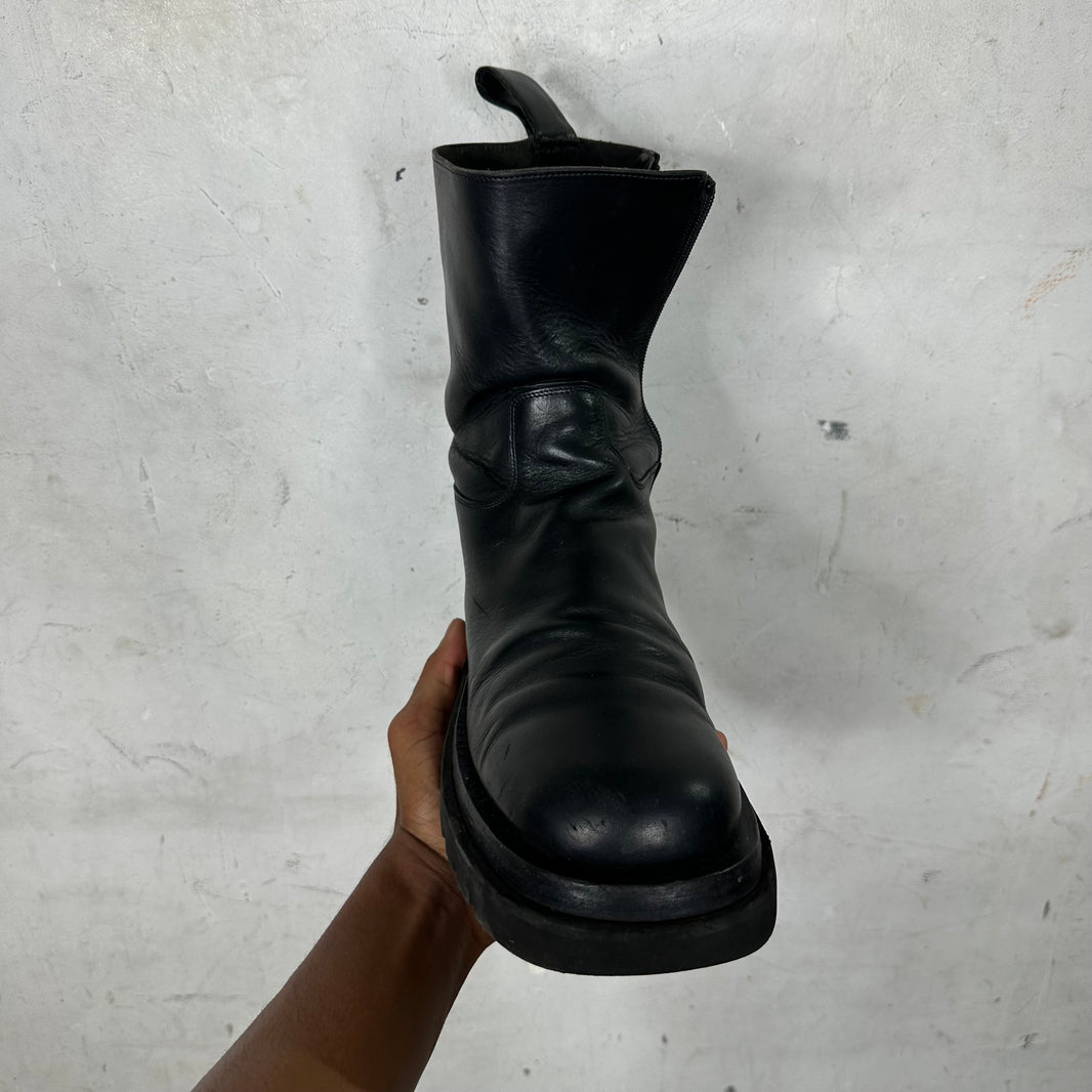 Bottega Veneta Zipped Lug Ankle Boot
