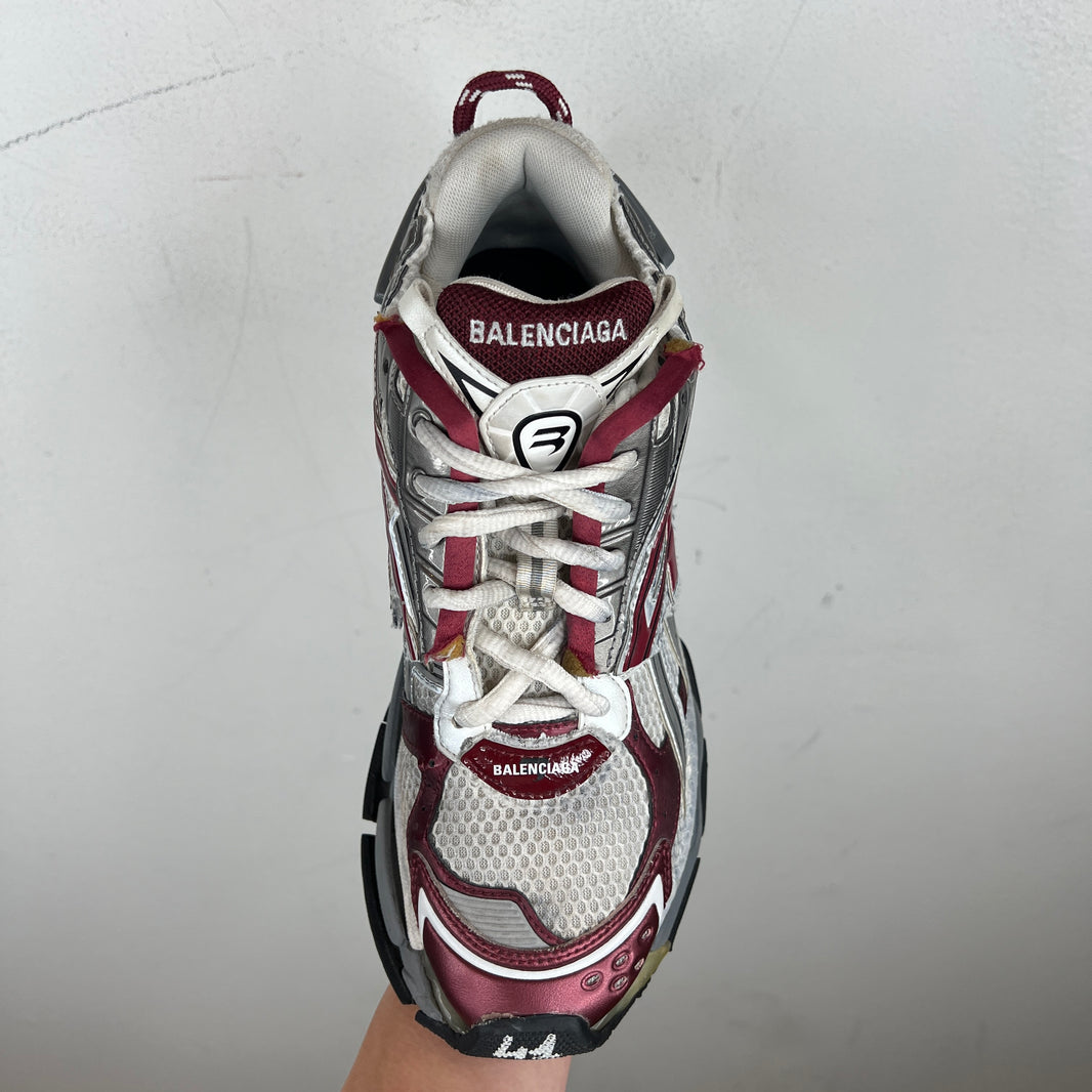 Balenciaga Burgundy Grey Runners