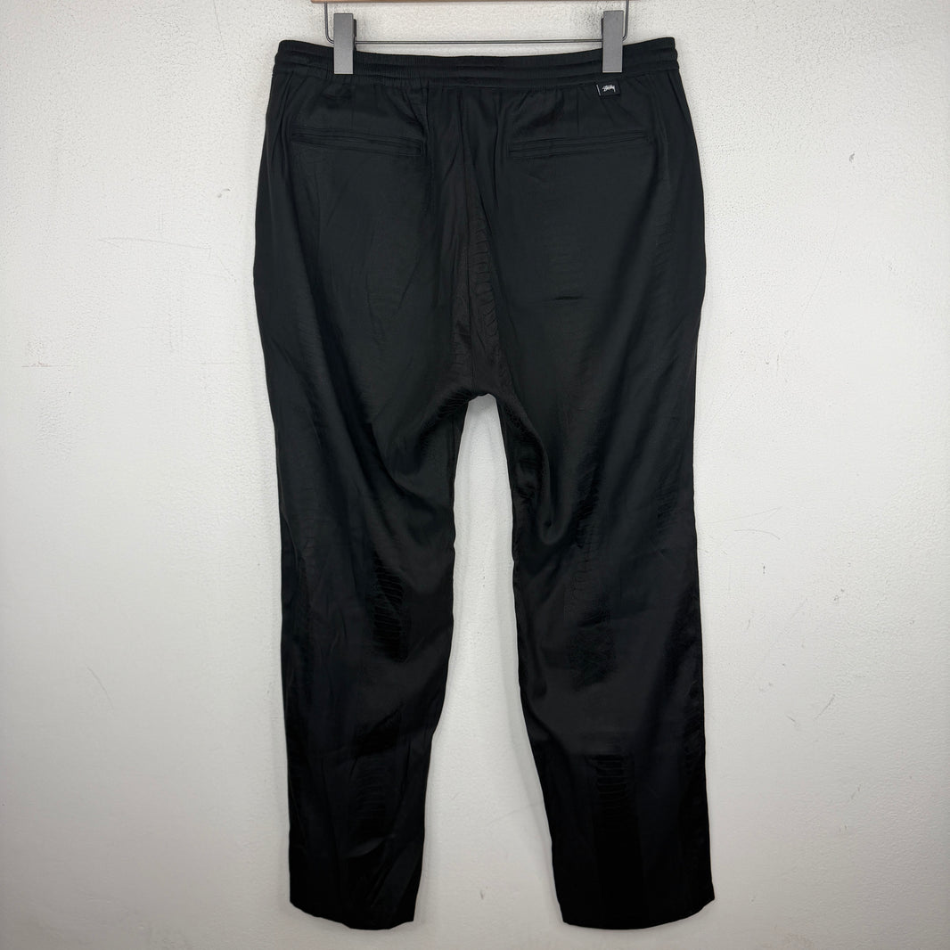 Stussy Black Snake Pattern Pants