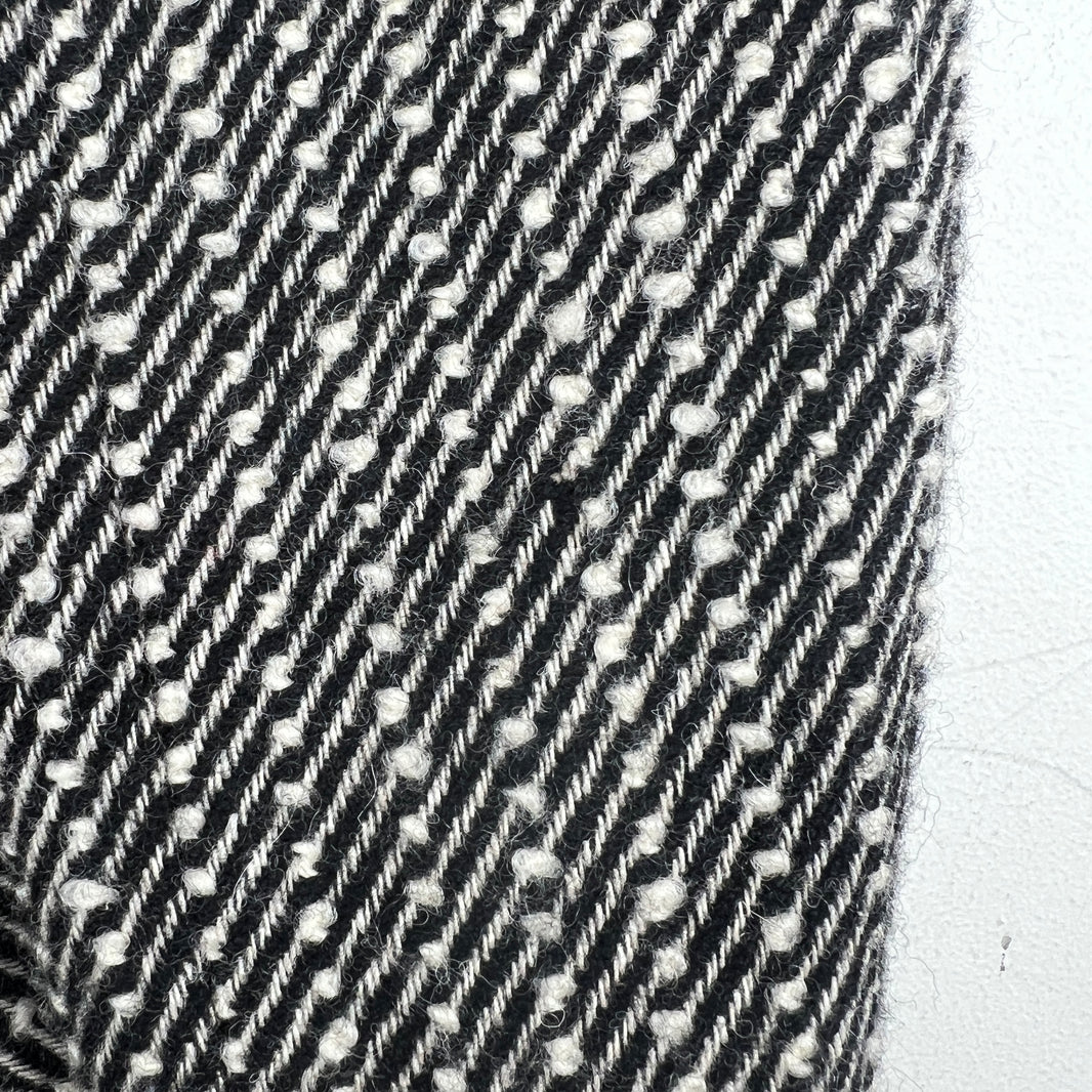 Saint Laurent Patterned Wool Trench Coat
