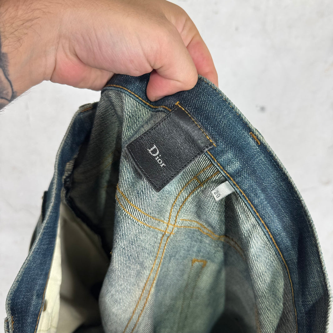 Dior Smoked Medium Washed Jeans