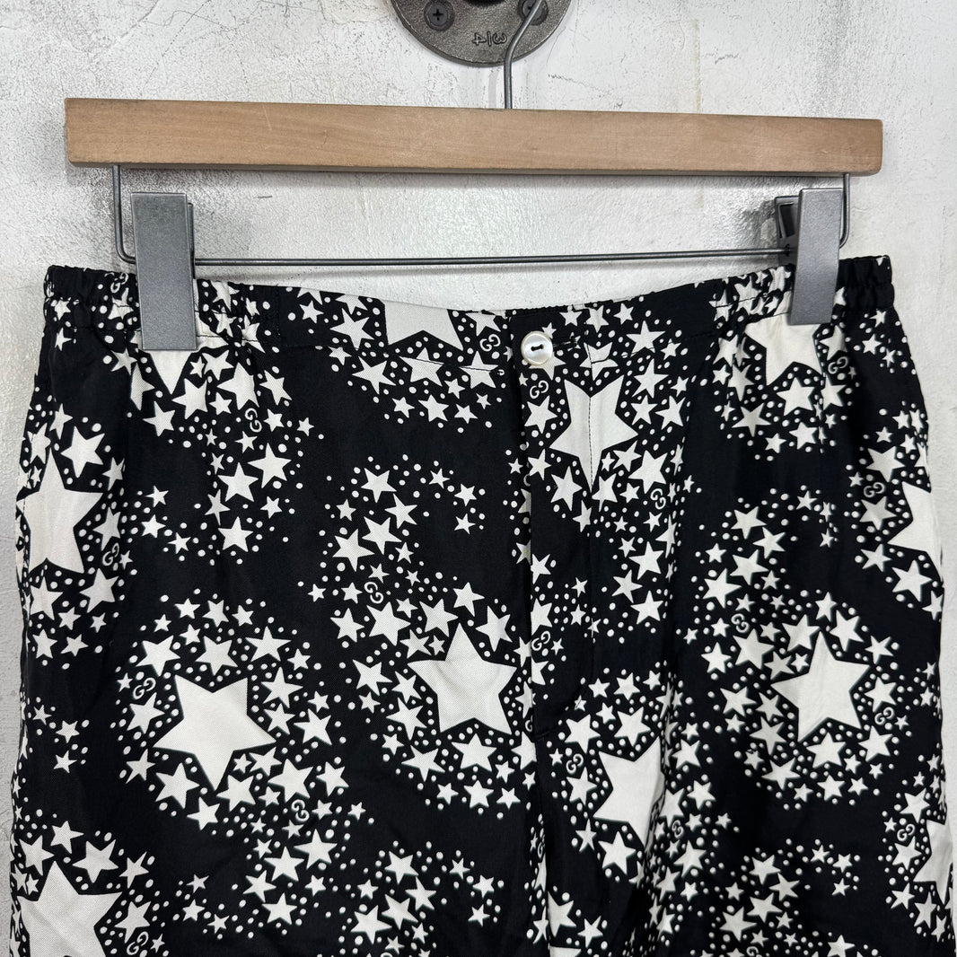 Gucci Silk Star Patterned Shorts