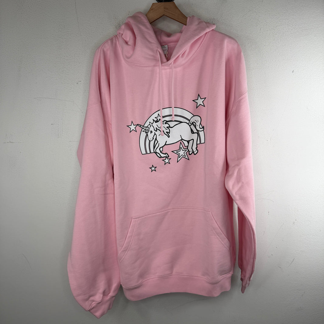 Vetements Unicorn And Rainbows Hoodie