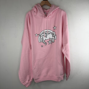 Vetements Unicorn And Rainbows Hoodie
