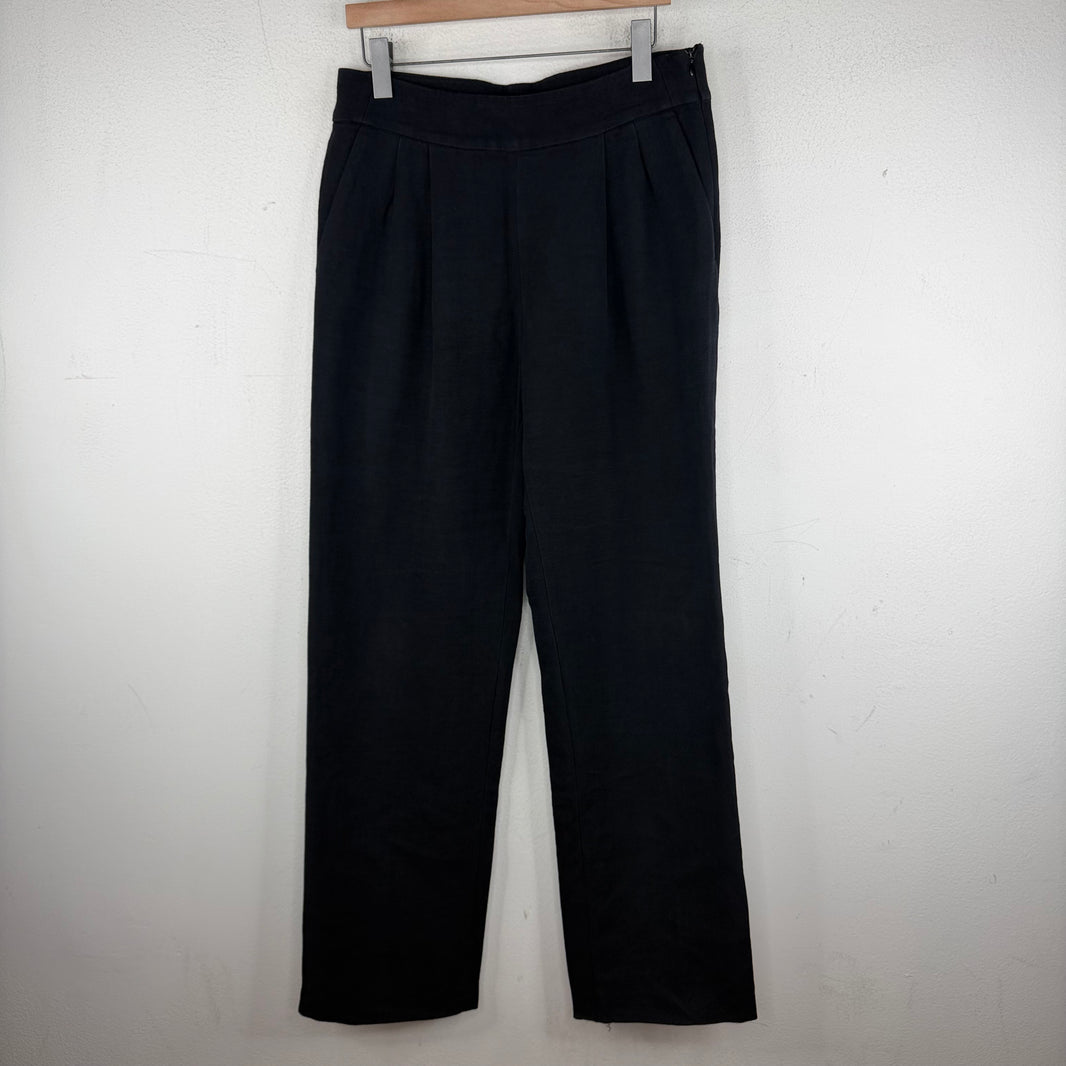 Dries Van Noten Navy Side Zip Trousers