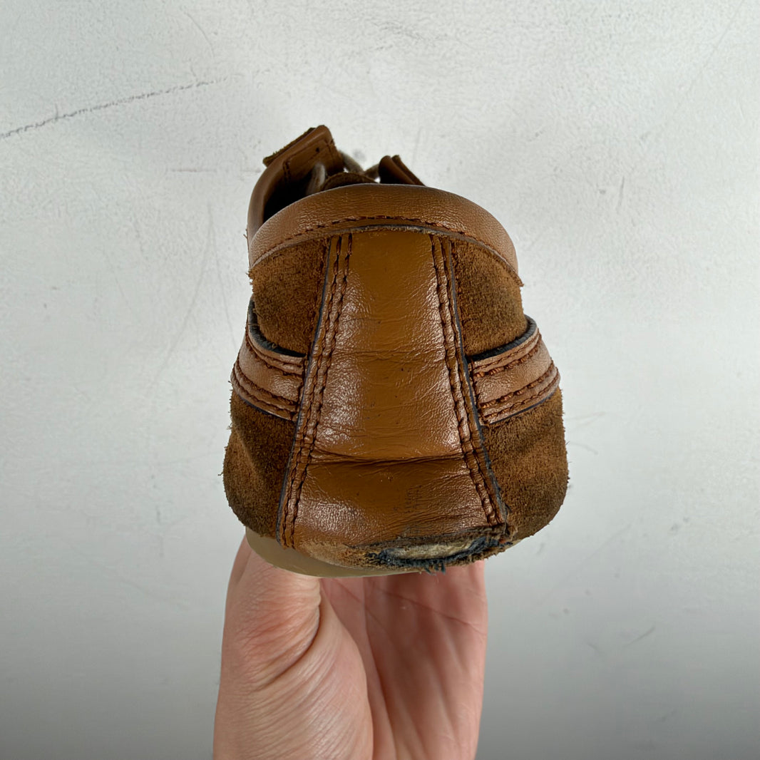 Dries Van Noten Brown Leather Driver Sneakers