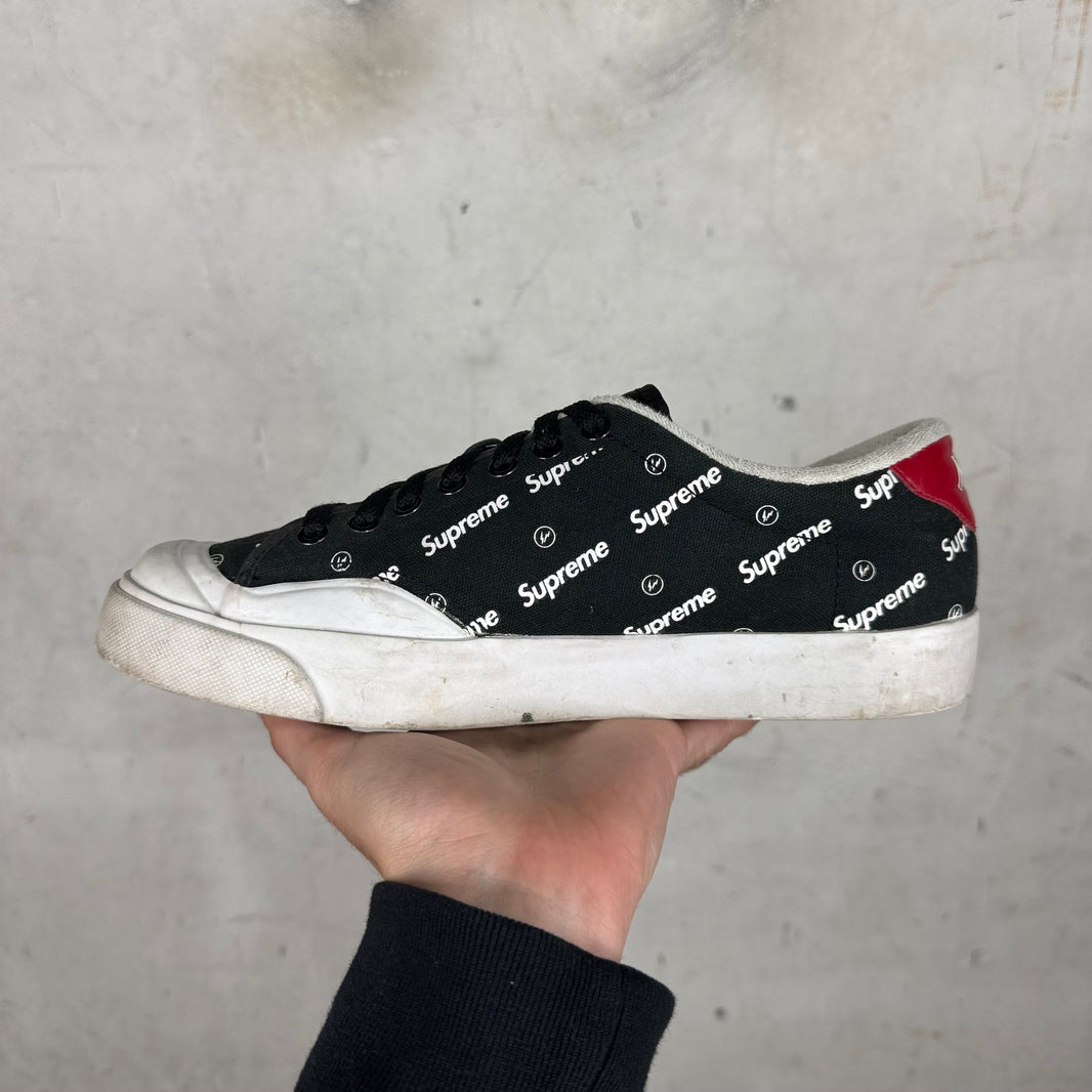 Supreme x Fragment x Nike Black Allcourt Sneakers
