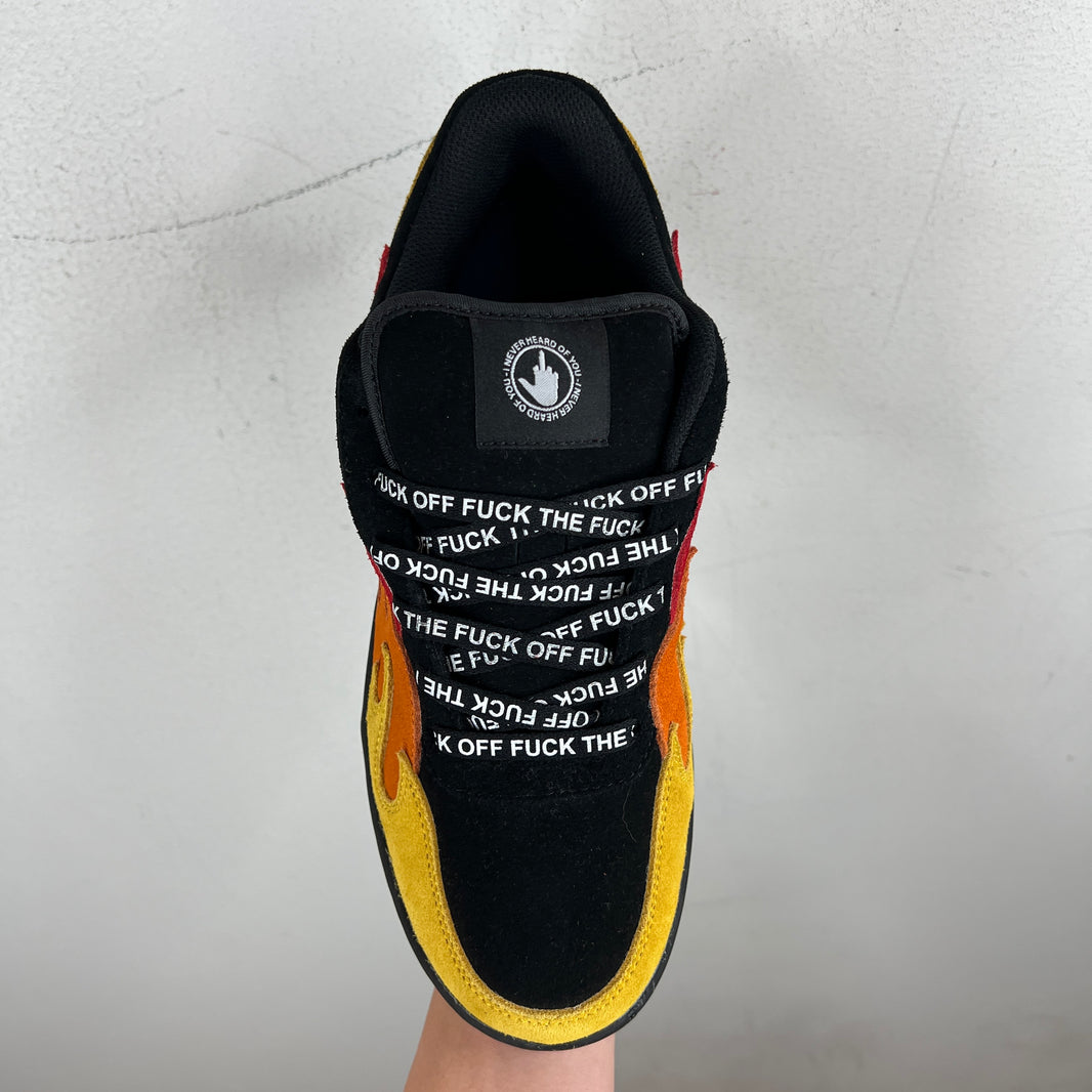 I Never Heard of You Flame Sample F*** Off Sneakers