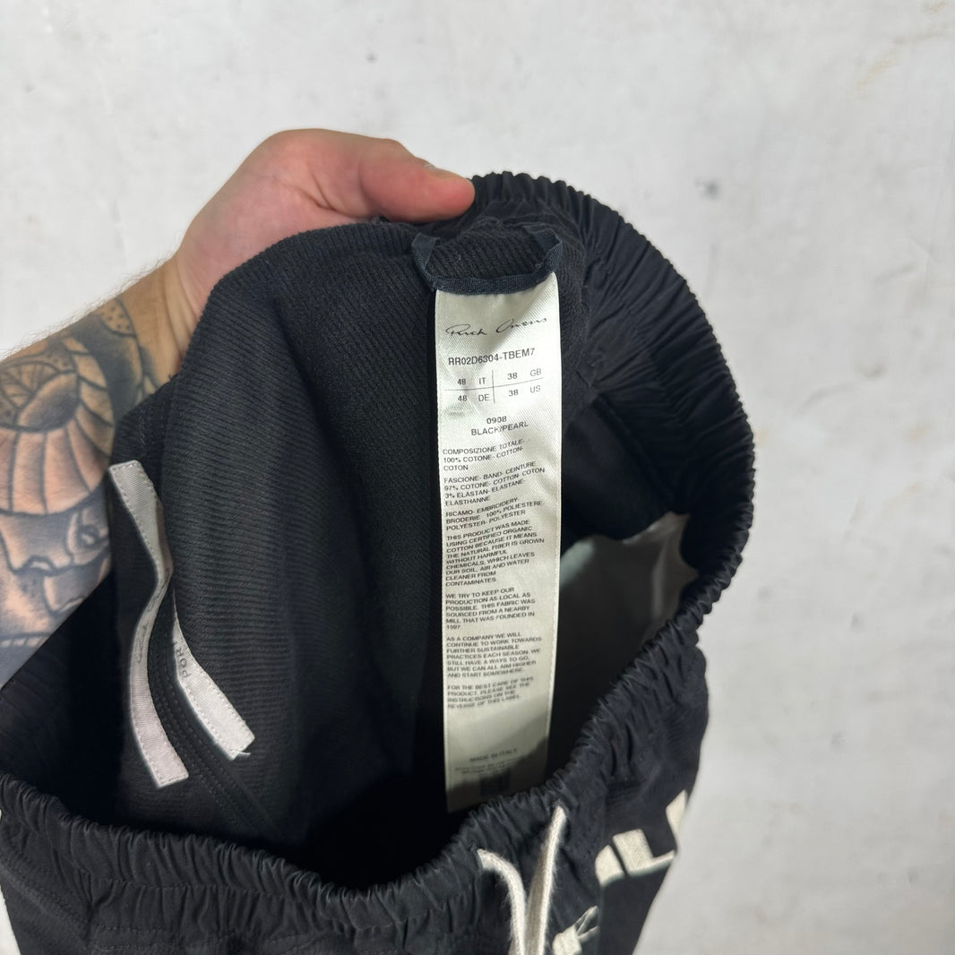 Rick Owens Porterville Frayed Canvas Shorts