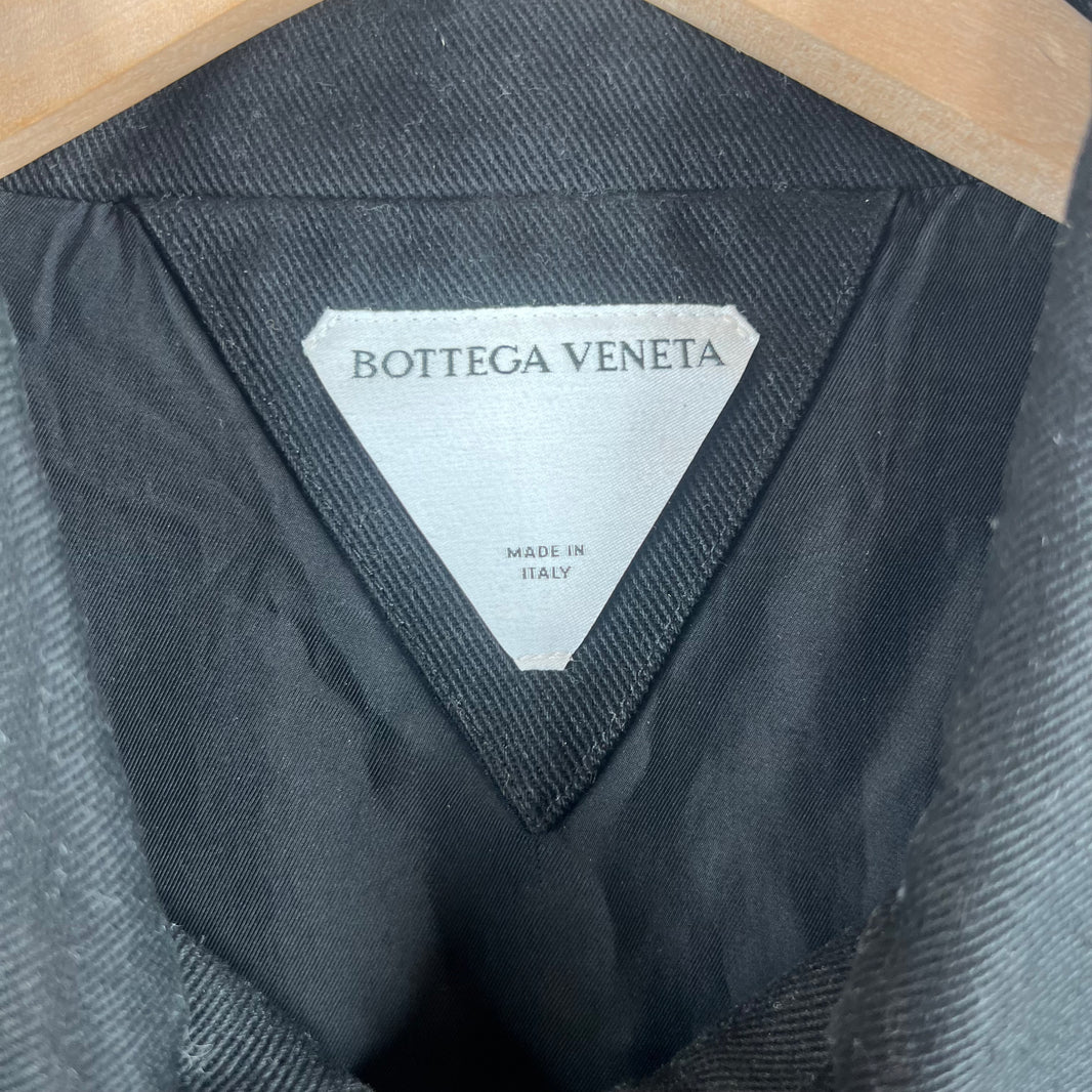 Bottega Veneta Black Contrast Stitch Jacket