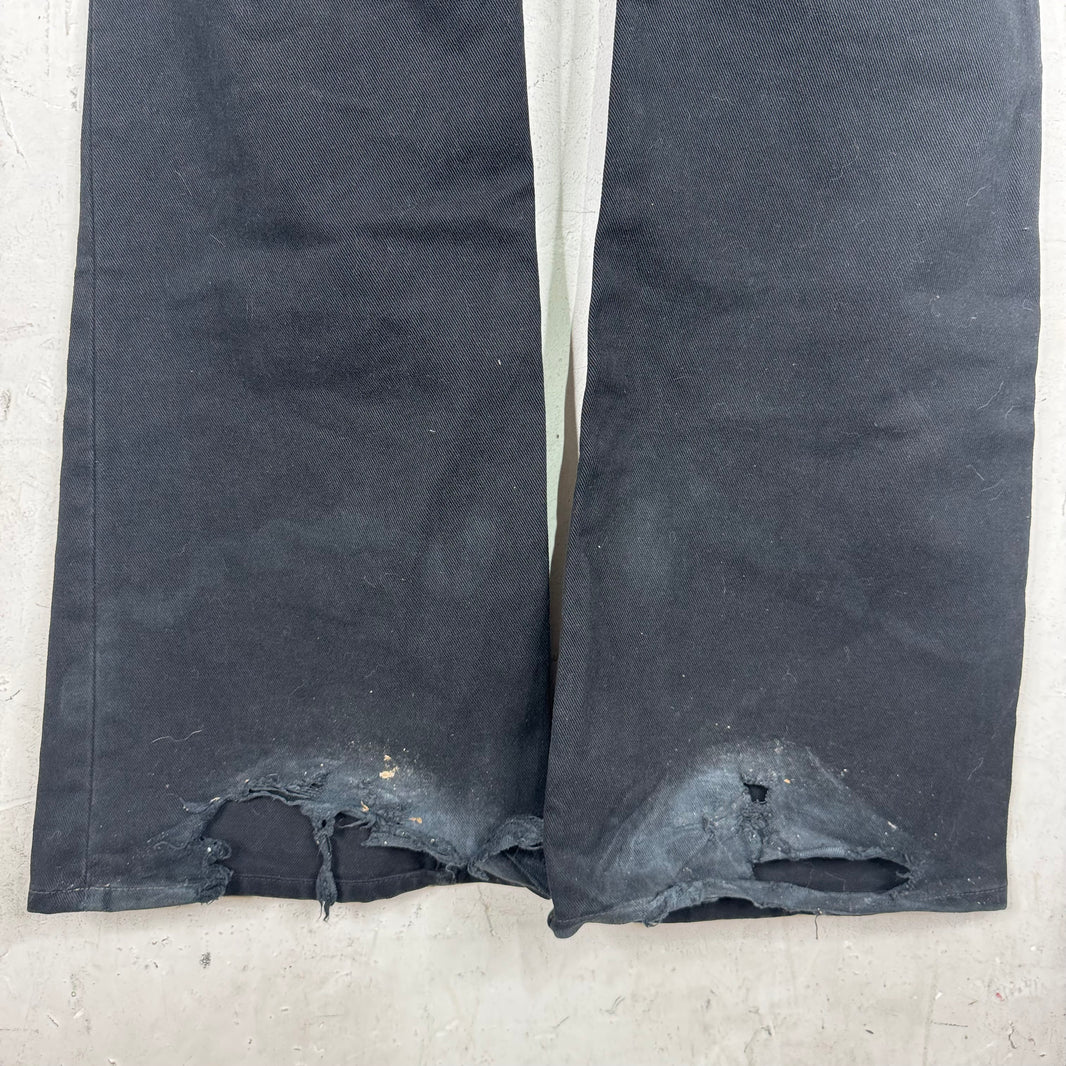 Balenciaga Flared Black Jeans