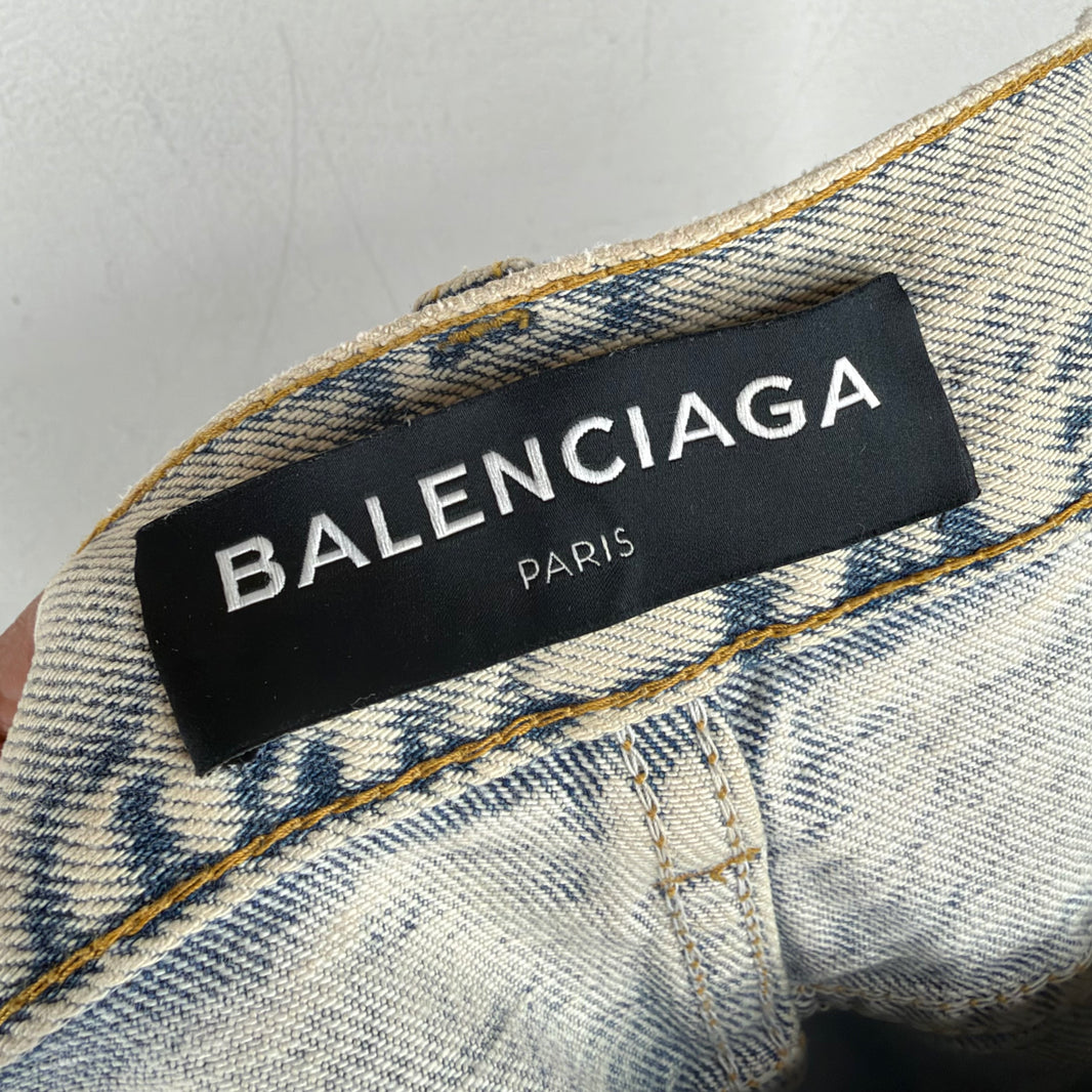 Balenciaga Acid Wash Straight Jeans