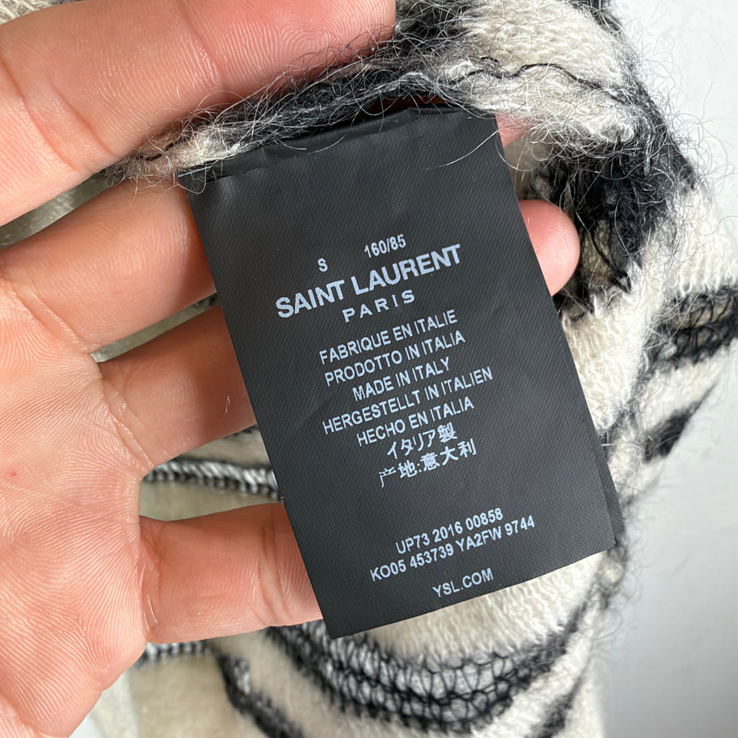 Saint Laurent Striped Knit Sweater