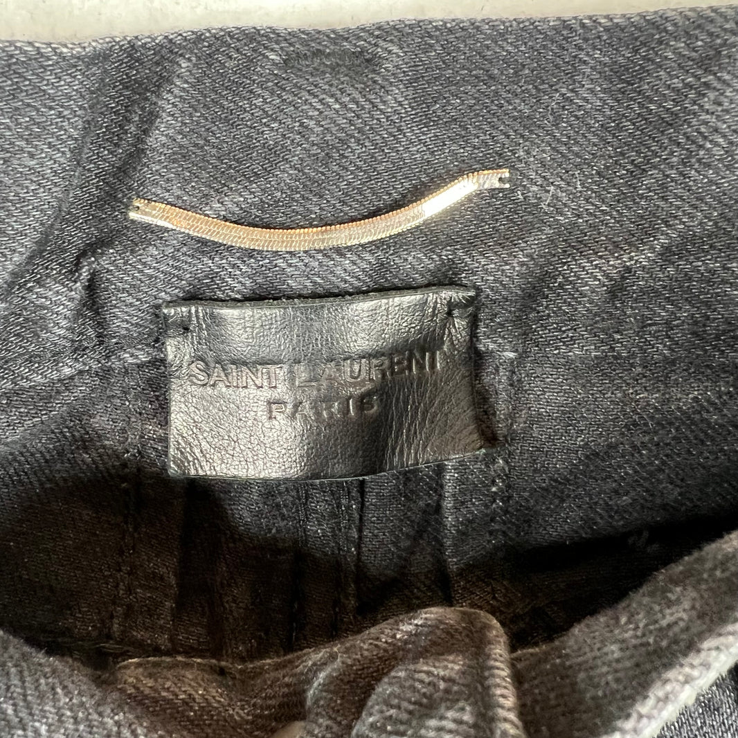 Saint Laurent D13 Bleach Crash Jeans