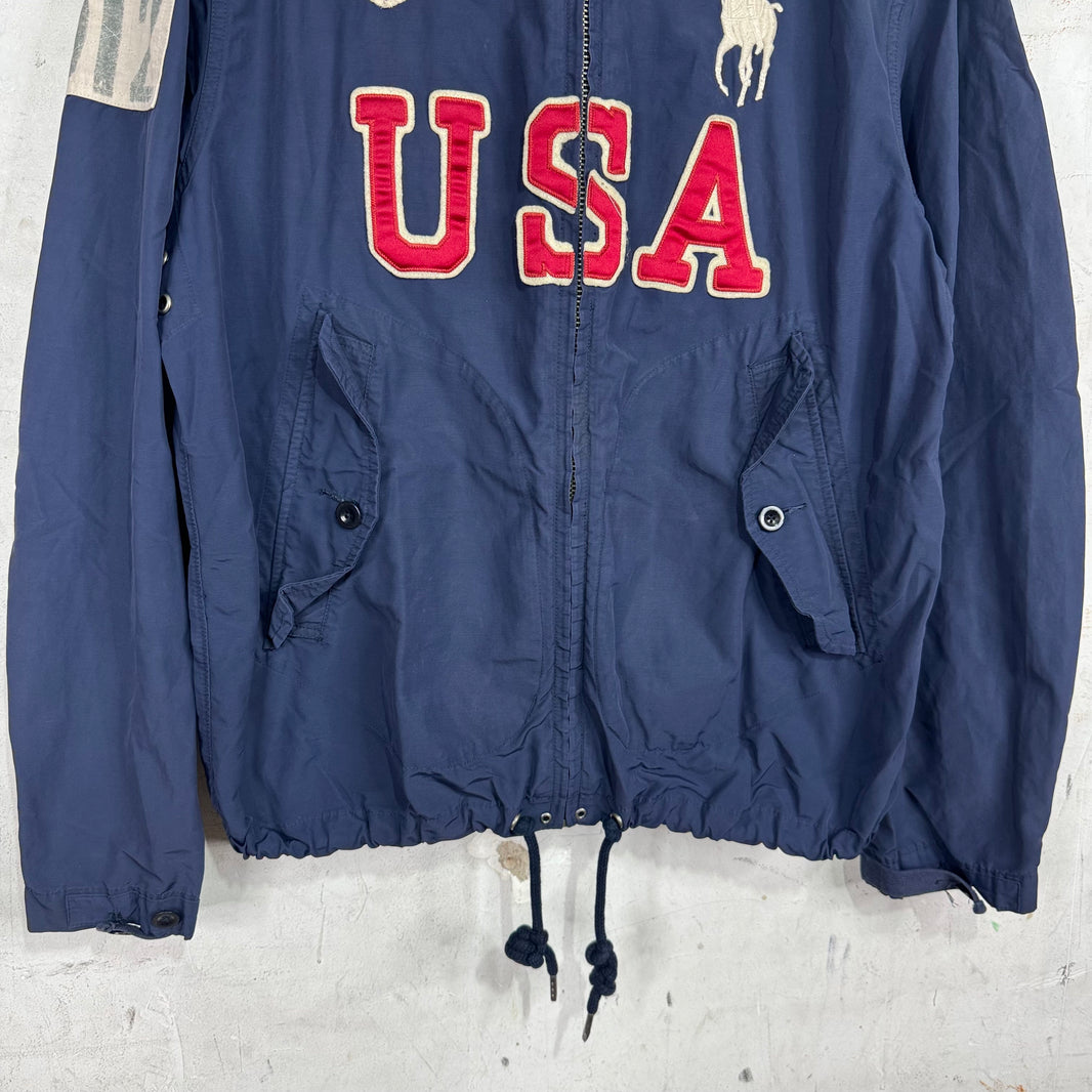 Ralph Lauren USA Big Pony Hooded Windbreaker