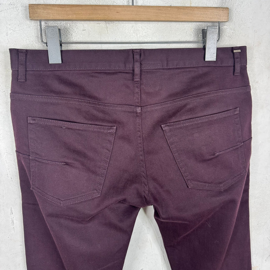 Dior Burgundy Japan Jeans
