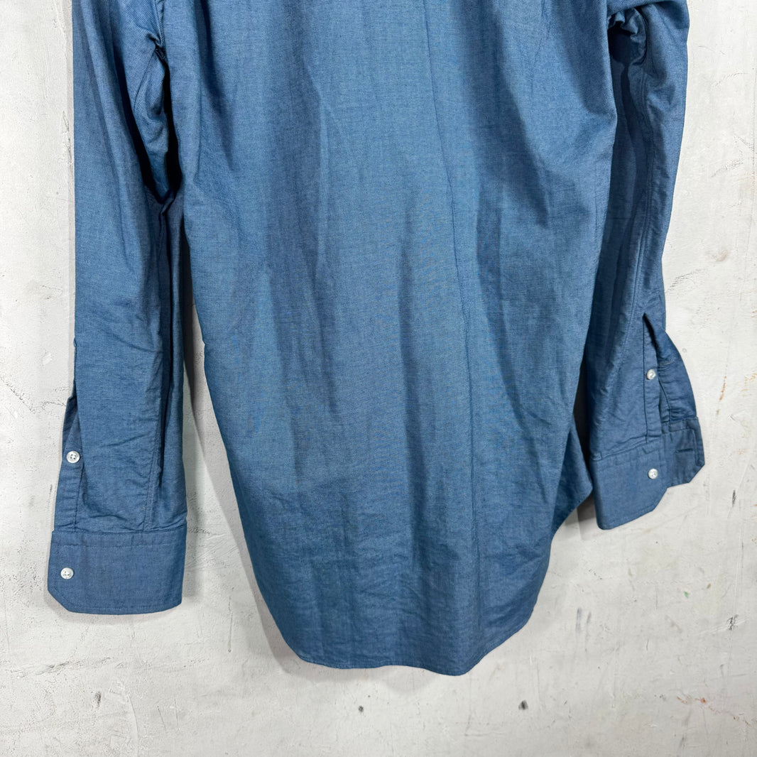 Thom Browne Striped Pocket Chambray Shirt