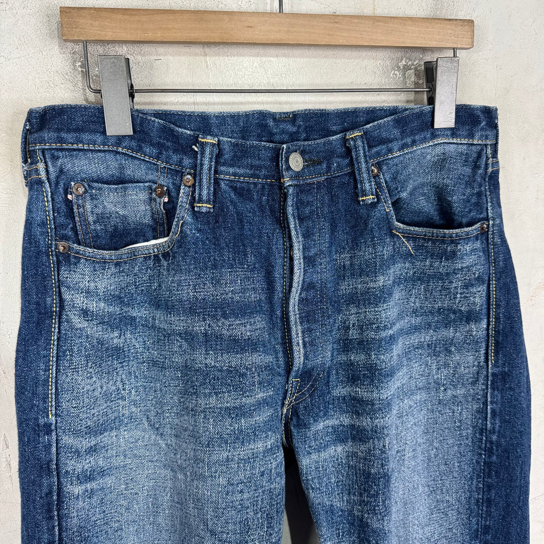 Full Count Slubby Faded Selvedge Jeans